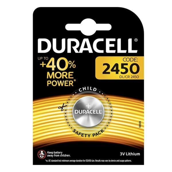 Duracell CR2450 3 Volt Lityum Pil