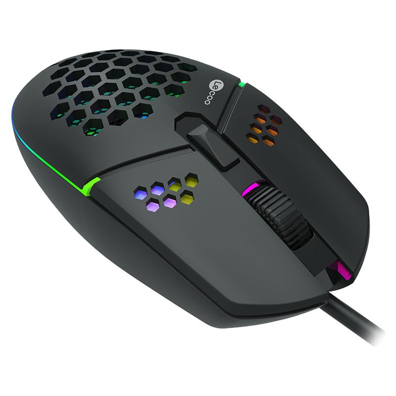 Lenovo Lecoo MS105 3200 DPI 6 Tuşlu Kablolu RGB Led Aydınlatmalı Gaming Oyuncu Mouse
