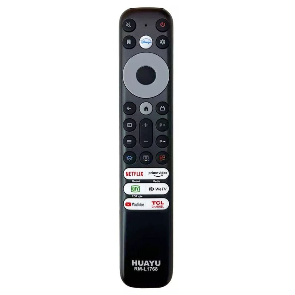 Ayt Tcl RM-L1768 RC902V RMR1 Netflix Prime Video Guard Media Youtube Tuşlu Ses Komutsuz Lcd Led Tv Kumandası