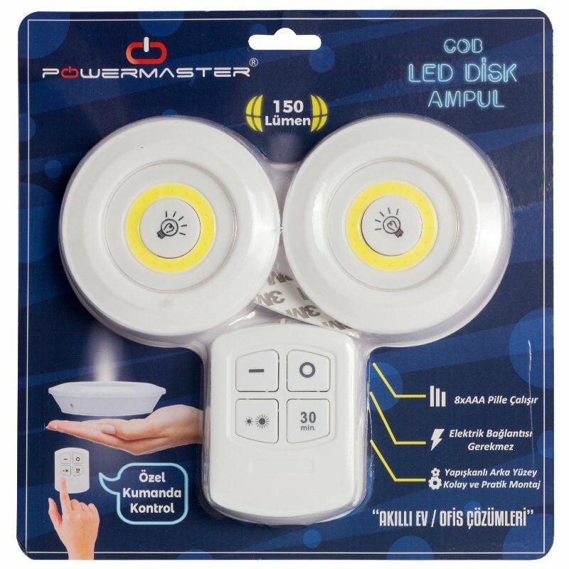 Ayt Powermaster Cob Led Kabin Ampul Kumandalı 2 li