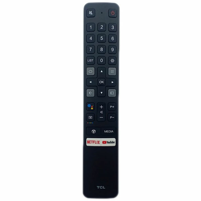 Ayt Sesli Kontrol Uzaktan Kumandası Tcl Sesli LCD LED Tv Için Uzaktan Kumanda RC901V Netflix  Youtube Için Yedek