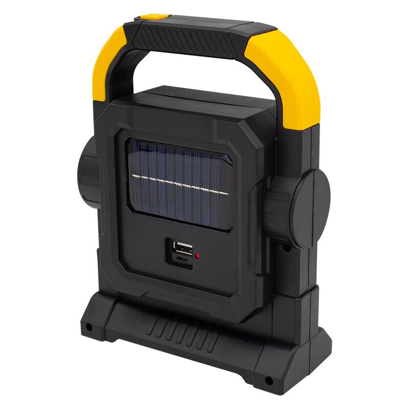 Powemaster 3 Çalışma Modlu Güneş Enerjili Cob Ledli Taşınabilir Şarjlı Solar Lamba Kamp Lambası Powerbank Özellikli