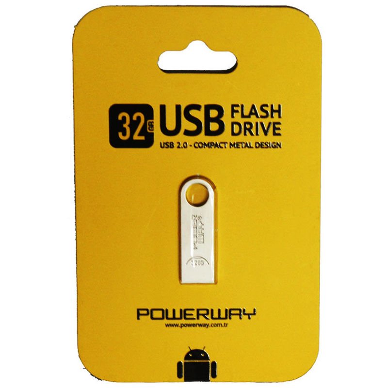 Powerway 32 Gb Metal USB Flash Bellek