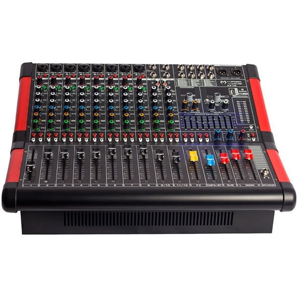 Magicvoice MV-A1200 12 Kanal USB Bluetooth Destekli Amfi Power Mixer Anfi 2x650 Watt Stüdyo Tipi