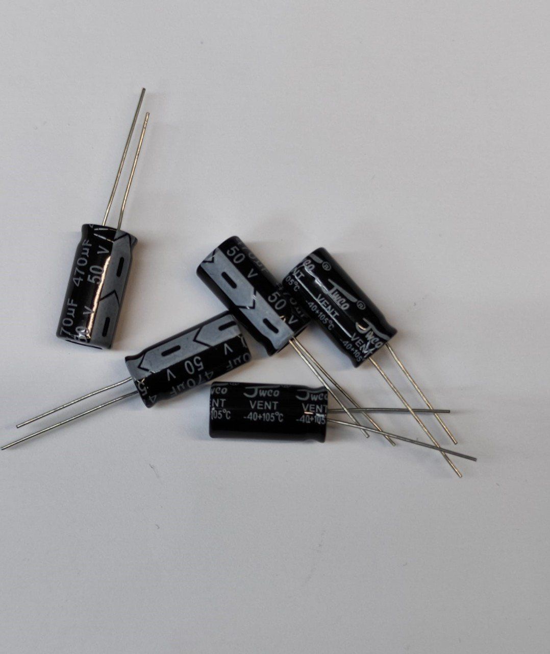 25 ADET - 470UF 50V 10X20 105C ELEKTROLİTİK ALÜMİNYUM KONDANSATÖR