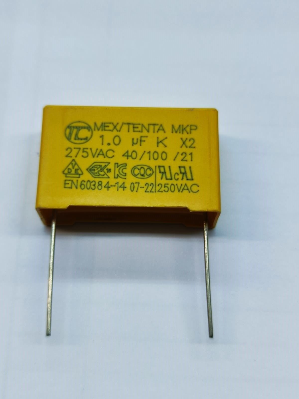 1UF 275VAC   X2 MKP RM:27.5   POLYESTER KONDANSATOR - ONLİNE ÖZEL FİYAT