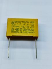 1UF 275VAC   X2 MKP RM:27.5   POLYESTER KONDANSATOR - ONLİNE ÖZEL FİYAT