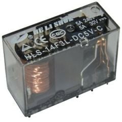 HLS-14F3L-DC5V-C    5A 5V 8 PIN    ÇİFT KONTAK RÖLE