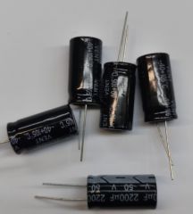 2200UF 50V   105C 16X30   ELEKTROLİTİK ALÜMİNYUM KONDANSATÖR