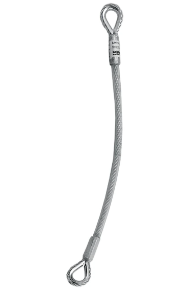 LANYARD SARA (120 CM ÇELİK ŞEFFAF KORUMALI LANYARD)