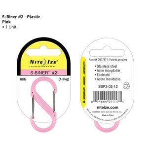 Nite-ize S-Biner Plastik Size 2 Pink