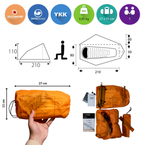 Trimm Pack-DSL 1 Kişilik 4 Mevsim Ultralight Çadır