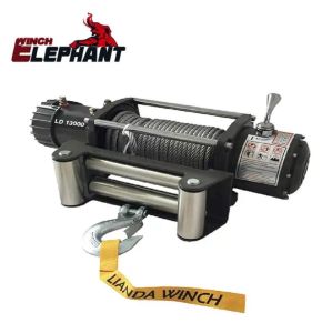 Lianda Elephant 12000 lb Çelik Halatlı Off-Road 4x4 Elektrikli Vinç 12V