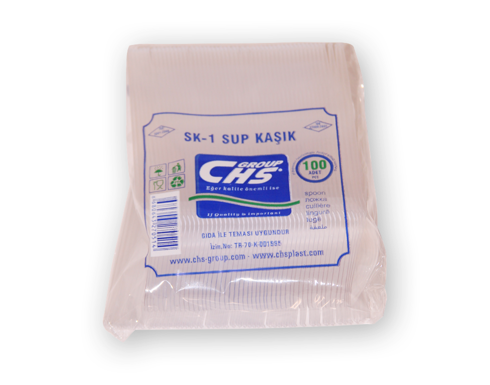 PLASTİK STD SUP KAŞIK 1,2 GR ŞEFFAF 6000 ADET