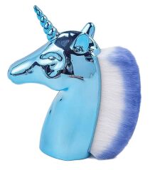 Mavi Unicorn Tırnak Toz Fırçası
