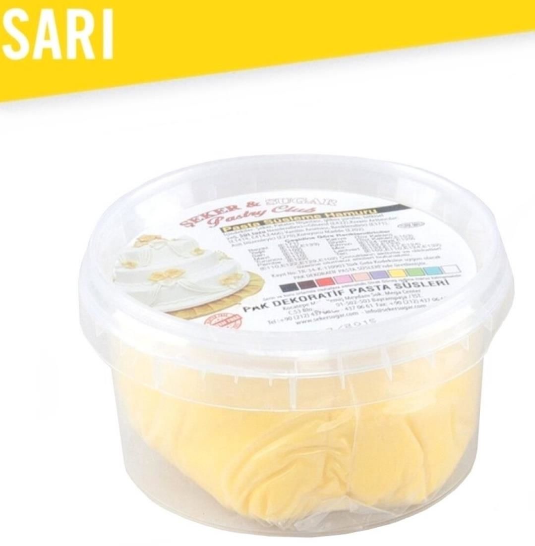 ŞEKER HAMURU 200 GR SARI