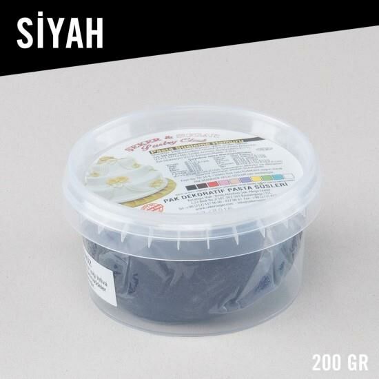 ŞEKER HAMURU 200 GR SİYAH