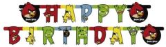 BANNER HAPPY BIRTHDAY LİSANSLI ANGRY BIRDS