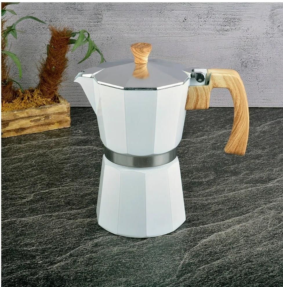 CEZVE MOKA 6 KİŞİLİK 300 ML BEYAZ