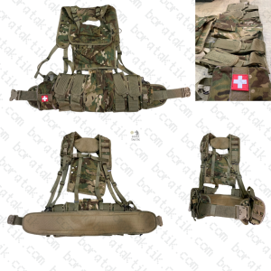 AK47 Chest Rig Vest Tactical Hücum Yeleği Multicam Medical