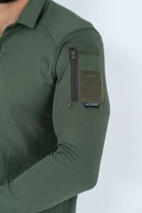 Combat Taktik Pike Tişört Uzun Kol / Yakalı