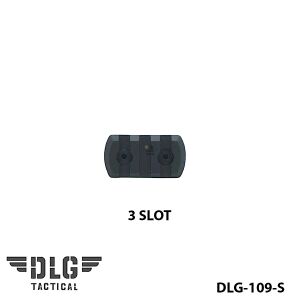 M-LOK POLYMER RAIL 3 SLOT DLG-109-S Siyah