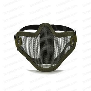 Airsoft Yüz Maskesi Yarım Yüz Paintball Tel Maske 3 Renk