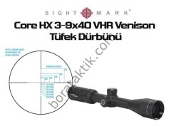Sightmark Core HX 3-9x40 VHR Venison Tüfek Dürbünü