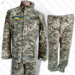 Dijital Kamuflaj Ukrayna Askeri Uniforma