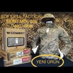 Jandarma Kamuflaj Softshell Mont Kışlık Combat Marka