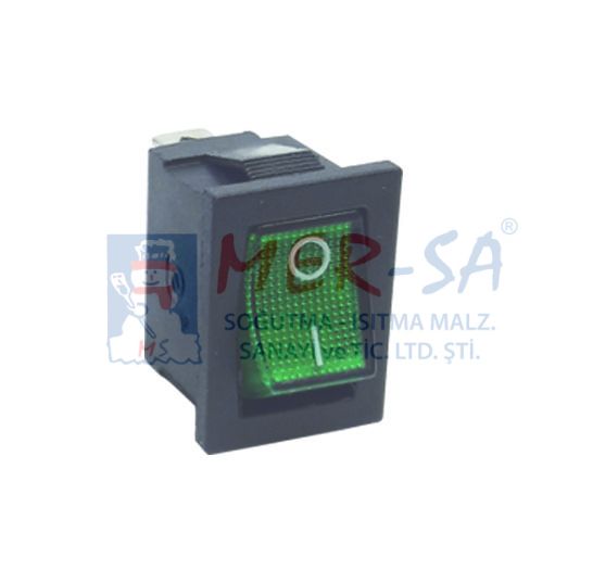 Mini Işıklı Anahtar (Yeşil)