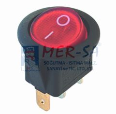 Yuvarlak Işıklı Anahtar 3 bacaklı