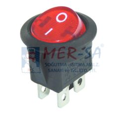 Yuvarlak Işıklı Anahtar 4 bacaklı