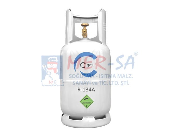 R-134a C-Gas Tekrar Doldurulabilir Tüplü 12 Kg