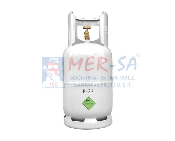 R-22 C-GAS Tekrar Doldurulabilir Tüplü 12 Kg