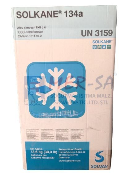 R-134a Solkane Soğutucu Gaz 13,6 kg