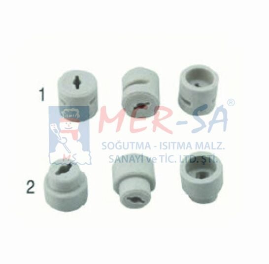 Cam Başlık Porseleni Düz 10 mm