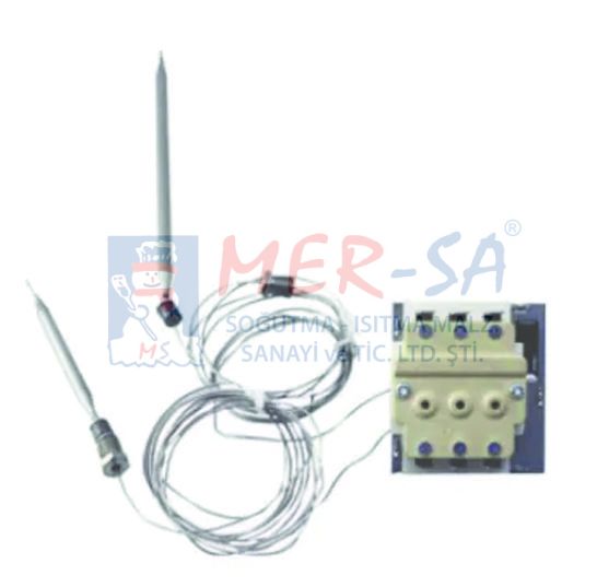 Ego Çift Problu Trifaze 50 °C - 200 °C Termostat