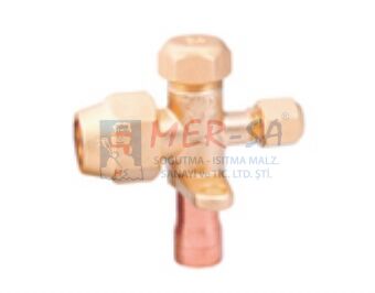 Sanhua SSV-14009 5/8 Servis Vanası R22 Servis Portu 5/16