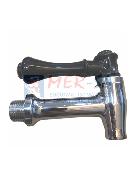 3/8 Dişli Semaver Musluğu Teflonlu Dıştan Dişli