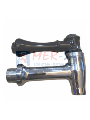 3/8 Dişli Semaver Musluğu Teflonlu Dıştan Dişli