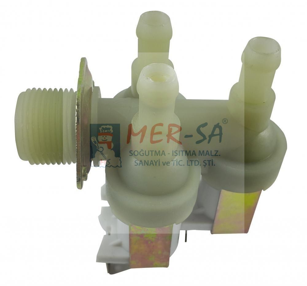 Çamaşır Makinesi Ventil 3 lü İnce Dikey 90c 12mm
