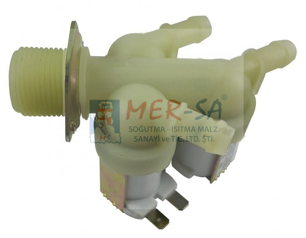Çamaşır Makinesi Ventil 3 lü İnce Yatay 180c 12mm