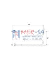 Benmari Rezistansı M Tipi Kıvrık 220V 8,1Q CR-Nİ 2500 W