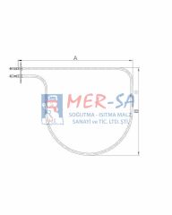 Fırın Rezistansı 750W 31,5 cm