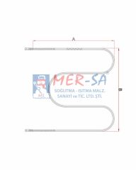 Fırın Rezistansı 1300W 44,6 cm