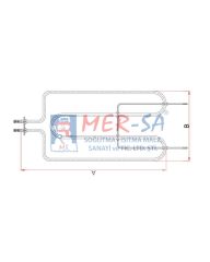 Izgara Rezistansı 1250W 32,8 cm