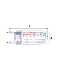 Serpantinli Rezistans 900W 44,2cm U Tipi DKP