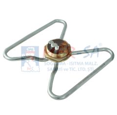 Semaver Rezistansı Rekorlu 1700W 220V KROM 1-1/4