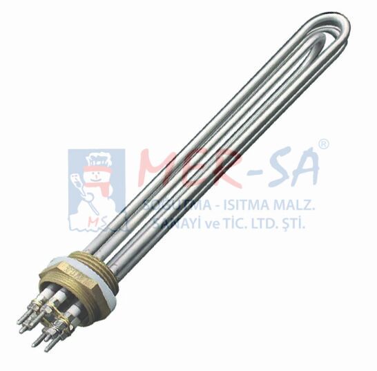 1,5 '' Kafalı Isıtıcı 220-380V 8,5 Q CR-Nİ 10000 W 37.5CM
